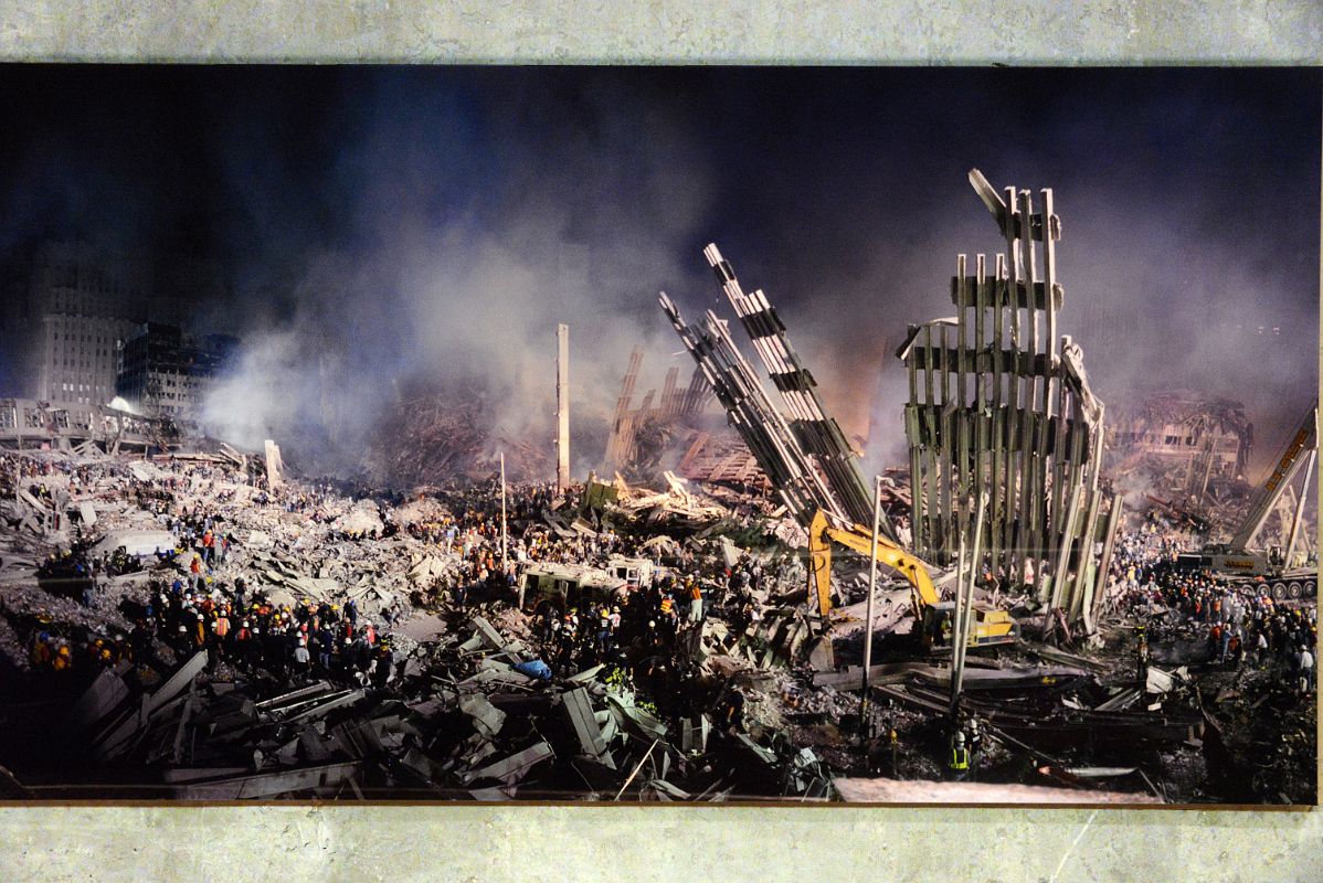 32B Witness At Ground Zero September 12-16 Photo By Stephane Sednaoui In North Tower Excavation 911 Museum New York